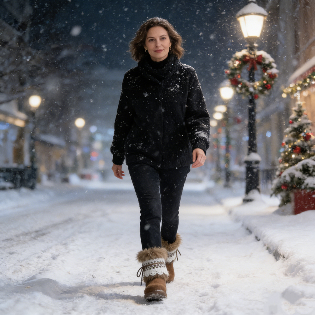 (🔥60% zniżki dzisiaj - nie przegap!)⏰ - Miękkie, wygodne i ciepłe buty z owczej skóry w stylu vintage ✅(z podparciem łuku stopy - aby złagodzić dyskomfort stóp)