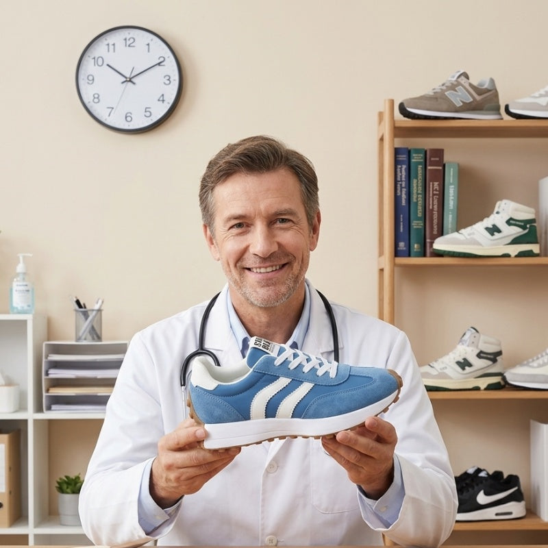 🔥 50% zniżki tylko dziś! Nie przegap! ⏰ Ergonomicznie zaprojektowane buty ortopedyczne – zapewniają naturalne wsparcie łuku stopy 👞 Skutecznie łagodzą ból stóp