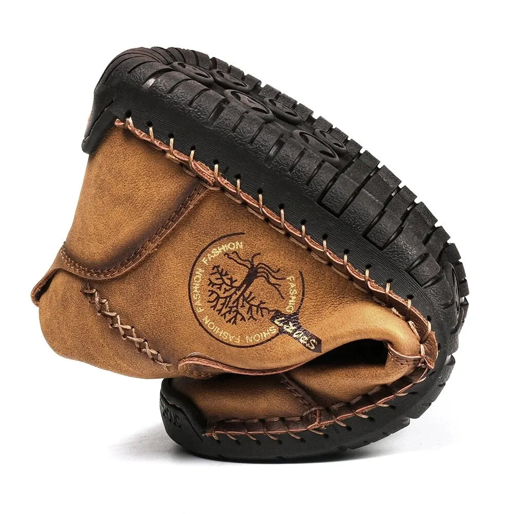 Oarone® | Eleganckie i wygodne, ręcznie robione włoskie skórzane buty ✅ Wsparcie łuku stopy dla łatwiejszego chodzenia