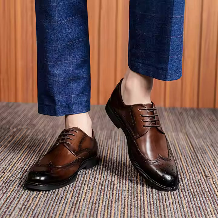 Oarone® | Stylowe, miękkie i wygodne buty ze skóry naturalnej | Wsparcie łuku stopy dla łatwiejszego chodzenia