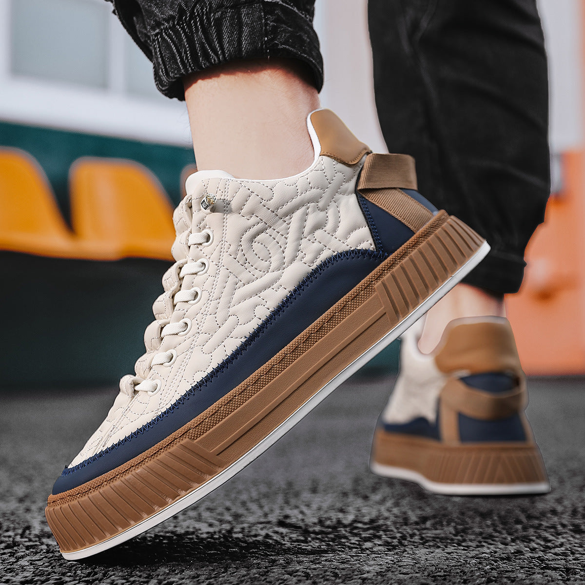 【🎁Ograniczona czasowo promocja – nie przegap!】Męskie, antypoślizgowe, ortopedyczne buty codzienne👞 Wsparcie łuku stopy, pozbądź się bólu stóp w trzy dni✅