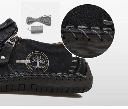 🔥Męskie buty ortopedyczne wykonane z australijskiej skóry cielęcej👞Szyte ręcznie✅Wygodne chodzenie, łagodzenie bólu✅Wodoodporne i antypoślizgowe✅