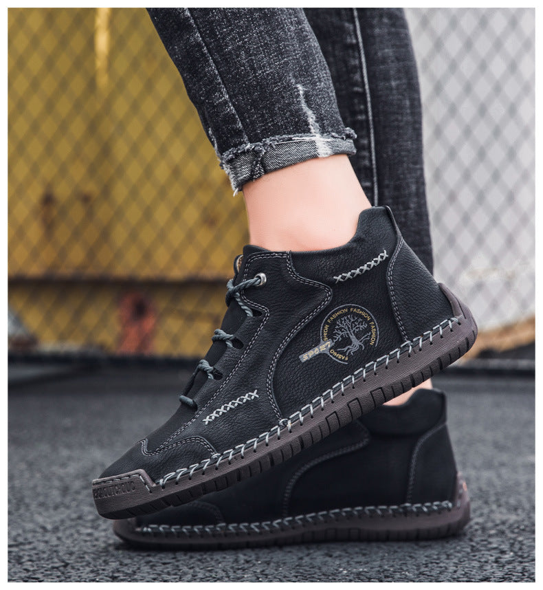 Oarone® | Eleganckie i wygodne, ręcznie robione włoskie skórzane buty ✅ Wsparcie łuku stopy dla łatwiejszego chodzenia