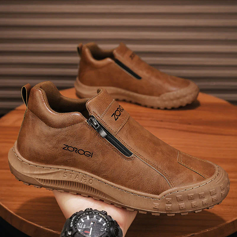 OARONE® | 🐂 Wykonane z włoskiej skóry | Z podparciem łuku stopy ✅ Miękkie i wygodne, zapewniają natychmiastowy komfort.