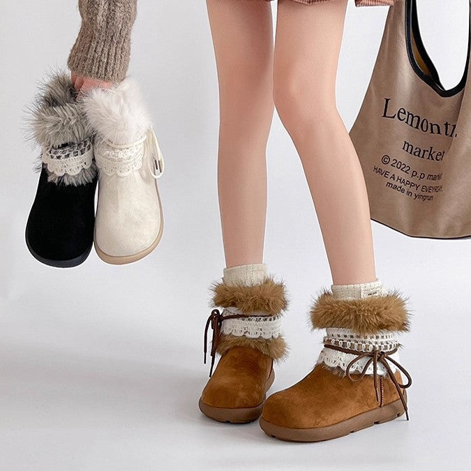 (🔥60% zniżki dzisiaj - nie przegap!)⏰ - Miękkie, wygodne i ciepłe buty z owczej skóry w stylu vintage ✅(z podparciem łuku stopy - aby złagodzić dyskomfort stóp)