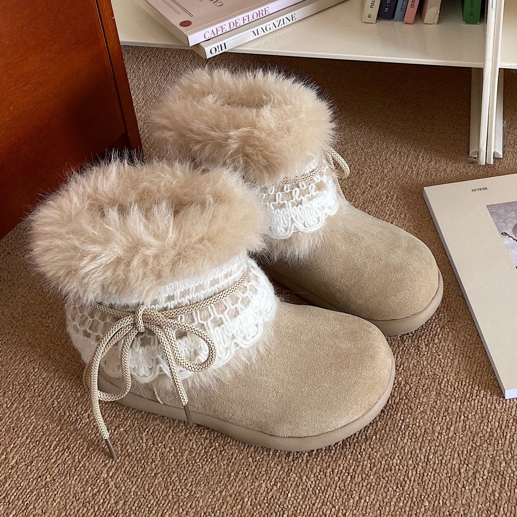 (🔥60% zniżki dzisiaj - nie przegap!)⏰ - Miękkie, wygodne i ciepłe buty z owczej skóry w stylu vintage ✅(z podparciem łuku stopy - aby złagodzić dyskomfort stóp)