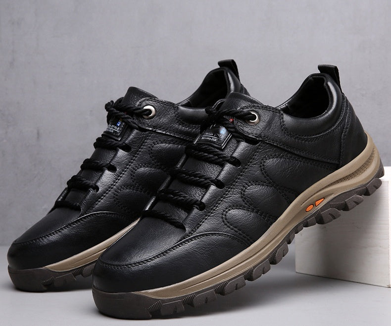 [Ograniczony czas: 60% zniżki i bezpłatne skarpety z wysokiej jakości bawełny] Stylowe, miękkie i wygodne skórzane buty (wsparcie łuku ułatwia chodzenie)