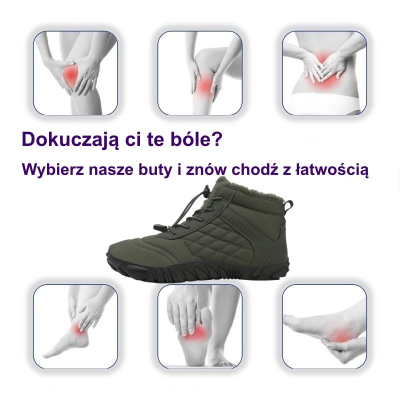 【⏰Oferta ograniczona czasowo: 70% zniżki - Nie przegap】Najnowsze ergonomiczne wełniane buty zimowe - ✅️ Korygują postawę podczas chodzenia - Zwiększają ciepło, wodoodporność i antypoślizgowość👞