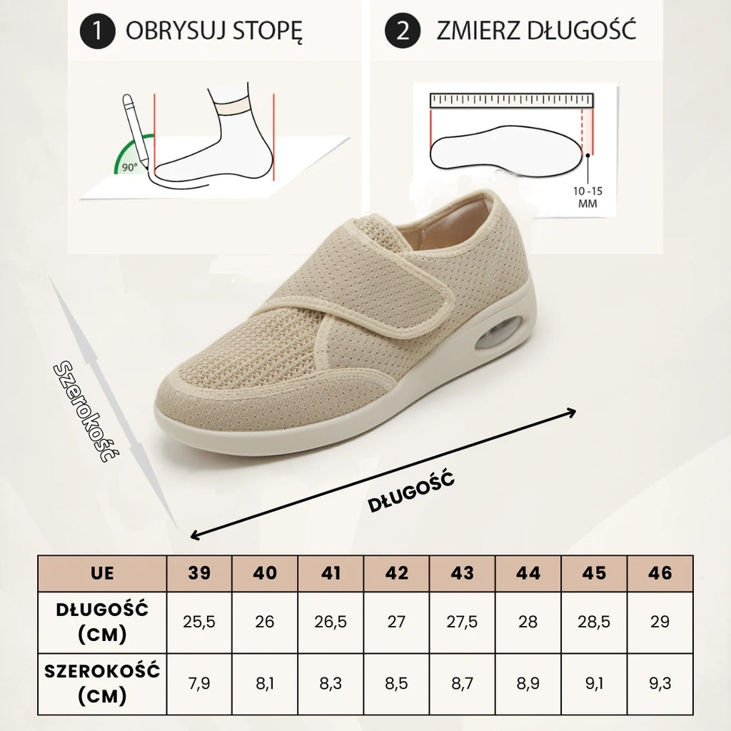 (🔥60% zniżki dzisiaj - nie przegap!) LULUMALASS® - Damskie buty ortopedyczne z amortyzacją ✅ Pożegnaj ból stóp i ciesz się całodziennym komfortem!