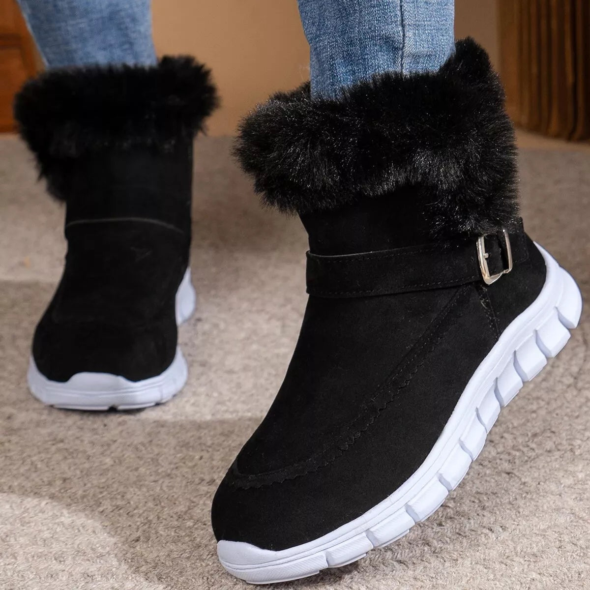 Oarone®|  Ergonomicznie ukształtowane zimowe buty ortopedyczne łagodzące ból stóp, kolan i pleców - Damskie