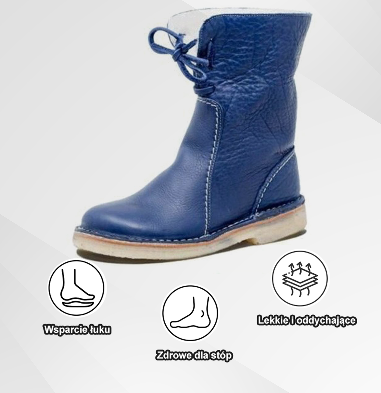 Oarone® | Miękkie i wygodne, zabytkowe buty z owczej skóry | Z podparciem łuku stopy ułatwiającym chodzenie)