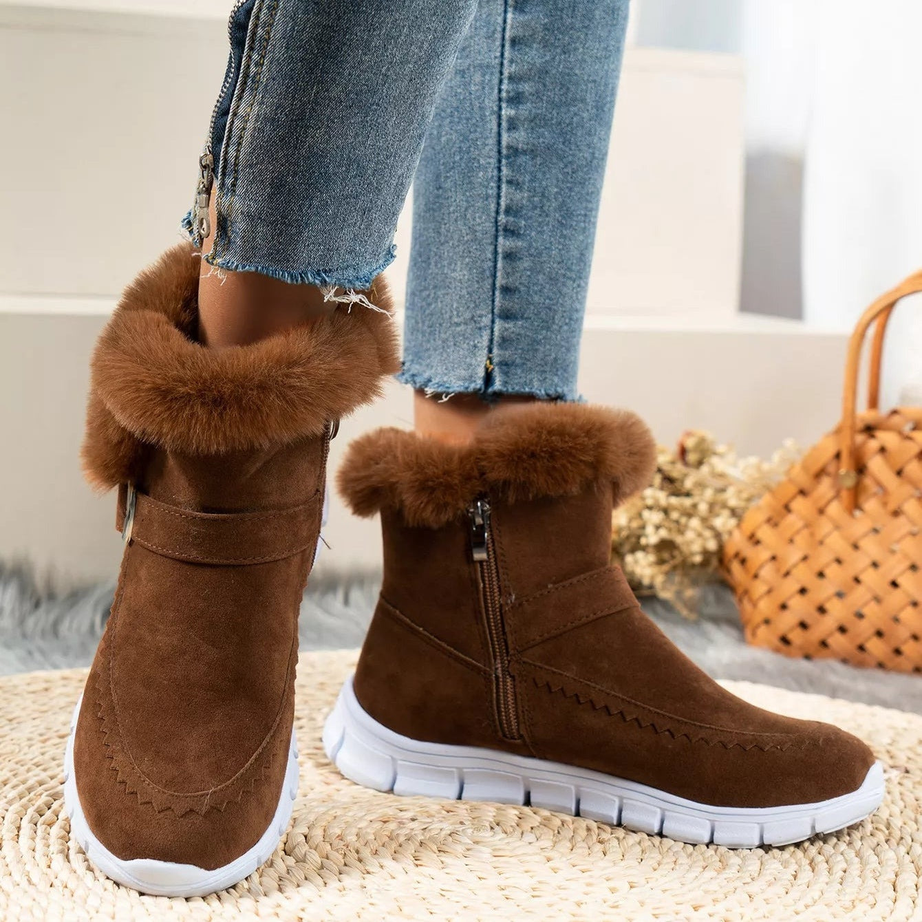 Oarone®|  Ergonomicznie ukształtowane zimowe buty ortopedyczne łagodzące ból stóp, kolan i pleców - Damskie