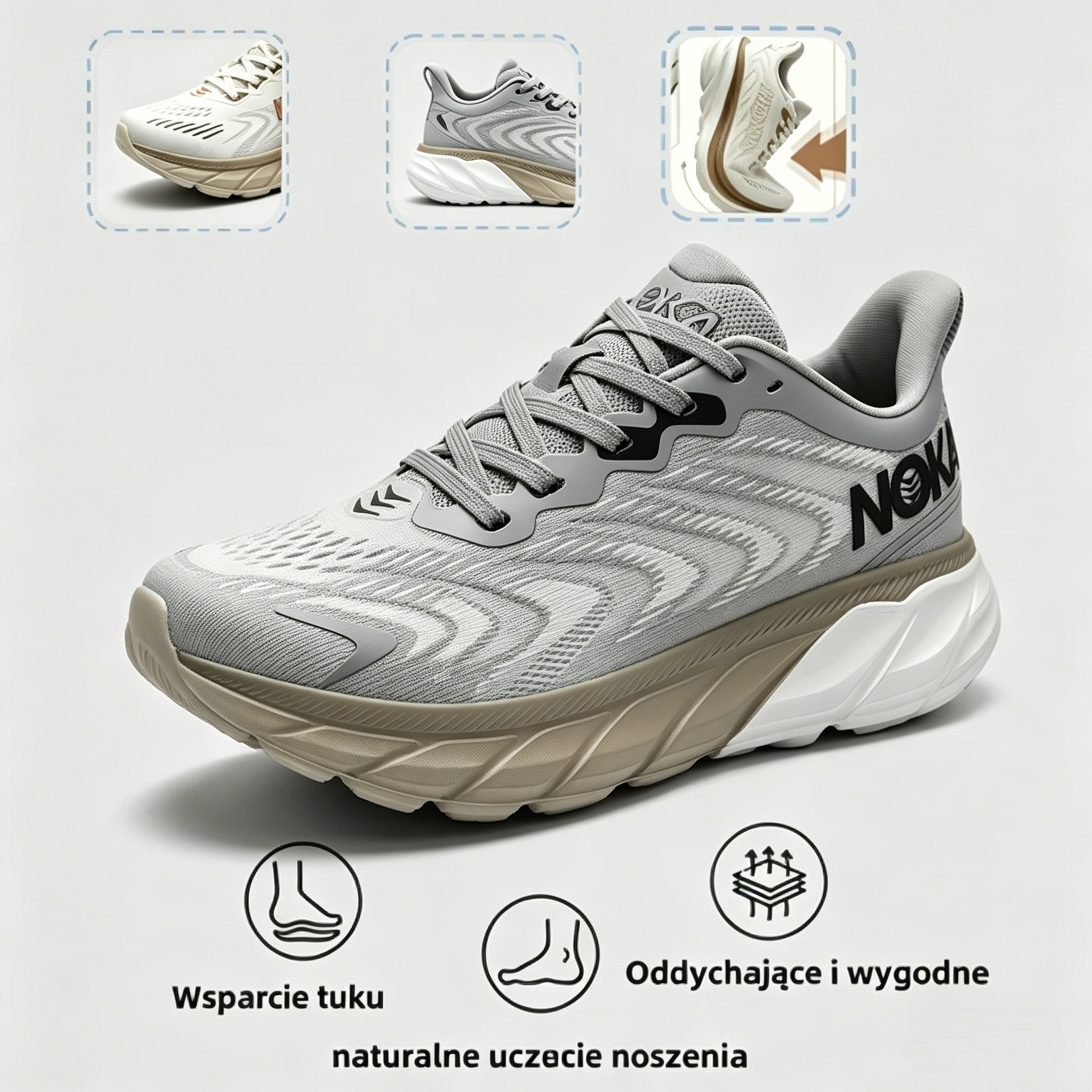 (🔥60% zniżki dzisiaj - nie przegap!) OARONE® - Męskie buty ortopedyczne z amortyzacją ✅ Pożegnaj ból stóp i ciesz się całodziennym komfortem!