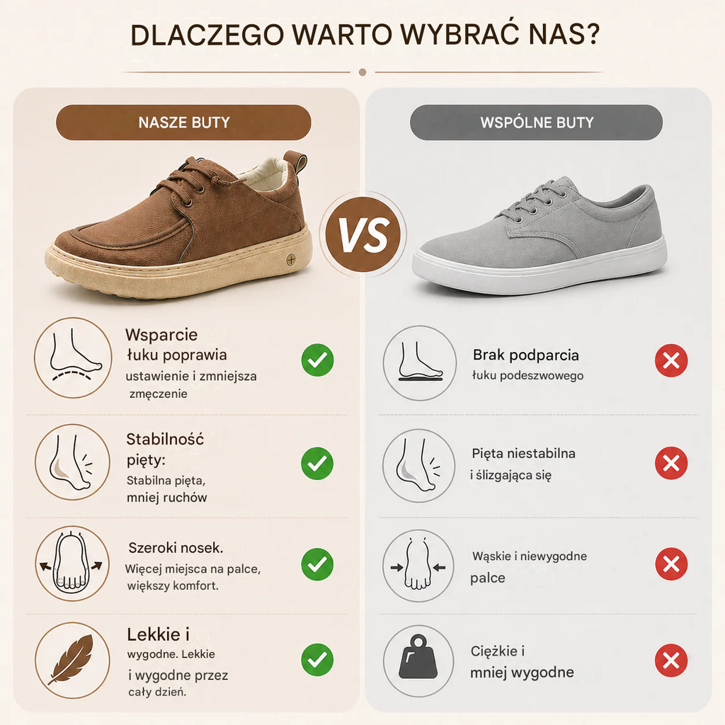 🔥 Męskie buty ze skóry cielęcej, ręcznie robione w Australii 👞 Inteligentne uśmierzanie bólu, łatwe zakładanie i zdejmowanie ✅ W pełni korygujące: wodoodporne i antypoślizgowe