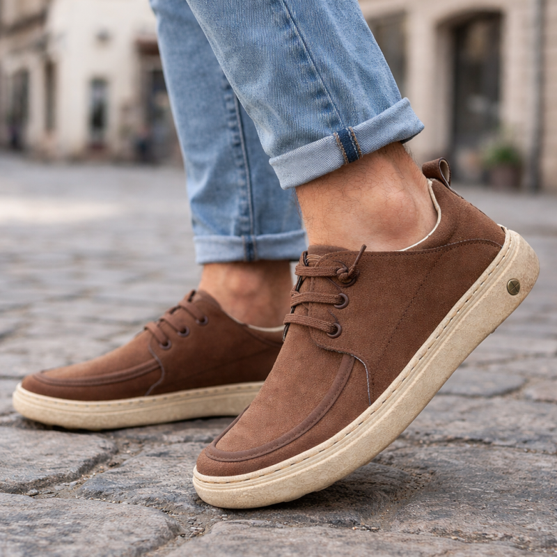 🔥 Męskie buty ze skóry cielęcej, ręcznie robione w Australii 👞 Inteligentne uśmierzanie bólu, łatwe zakładanie i zdejmowanie ✅ W pełni korygujące: wodoodporne i antypoślizgowe