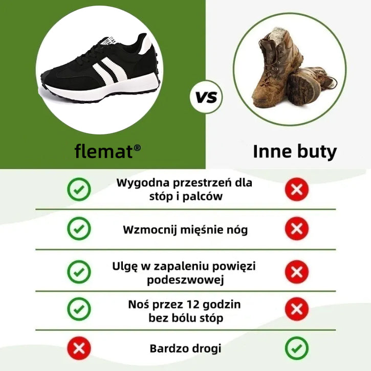 Buty codzienne oarone® | Z szerokim noskiem, który zmniejsza nacisk na stopy.