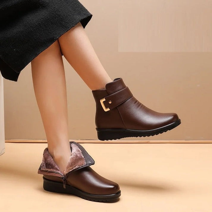 OARONE® | Miękkie i wygodne obuwie | Wykonane z prawdziwej owczej skóry | Wygodne i ciepłe