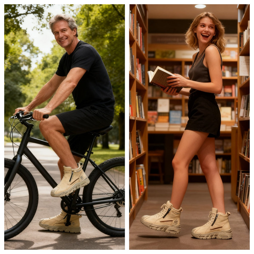 ⏰Dzisiejsza oferta specjalna: 50% zniżki | Ortopedyczne buty medyczne OARONE® | 👞Wykonane z najwyższej jakości skóry bydlęcej, wygodne i oddychające, odpowiednie do całodniowego chodzenia.