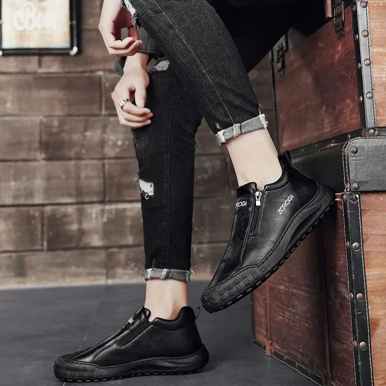 OARONE® | 🐂 Wykonane z włoskiej skóry | Z podparciem łuku stopy ✅ Miękkie i wygodne, zapewniają natychmiastowy komfort.