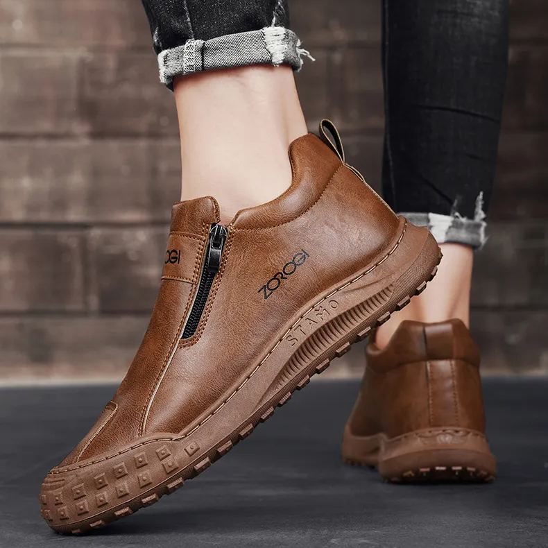 OARONE® | 🐂 Wykonane z włoskiej skóry | Z podparciem łuku stopy ✅ Miękkie i wygodne, zapewniają natychmiastowy komfort.