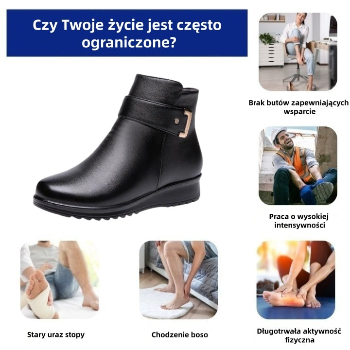 OARONE® | Miękkie i wygodne obuwie | Wykonane z prawdziwej owczej skóry | Wygodne i ciepłe