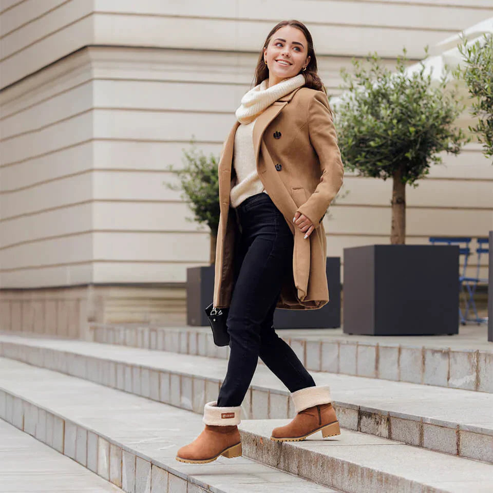 Oferta specjalna Oarone® | Ergonomicznie zaprojektowane, ciepłe buty zimowe – skóra premium + zimowa wełniana podszewka 👞